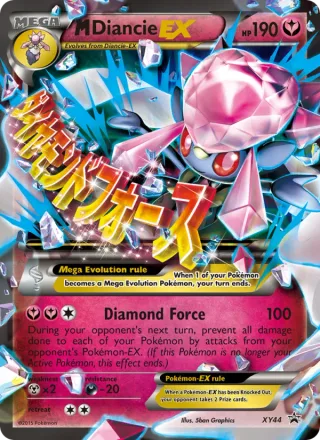M Diancie EX #XY44 · XY Black Star Promos Pokémon card