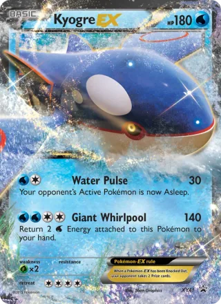 Kyogre EX #XY41 · XY Black Star Promos Pokémon card
