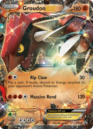 Groudon EX #XY42 · XY Black Star Promos Pokémon card