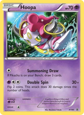 Hoopa #XY90 · XY Black Star Promos Pokémon card