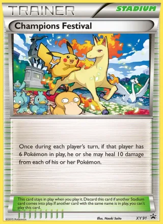 Champions Festival #XY91 · XY Black Star Promos Pokémon card