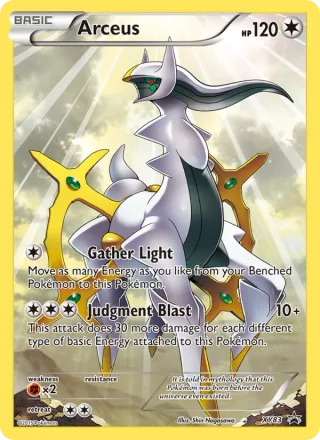Arceus #XY83 · XY Black Star Promos Pokémon card