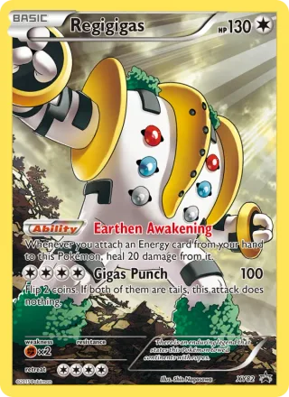 Regigigas #XY82 · XY Black Star Promos Pokémon card