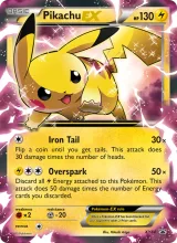 Pikachu EX · XY Black Star Promos Pokémon card
