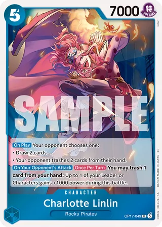 Charlotte Linlin #OP17-049 · The World's Strongest Warriors One Piece card