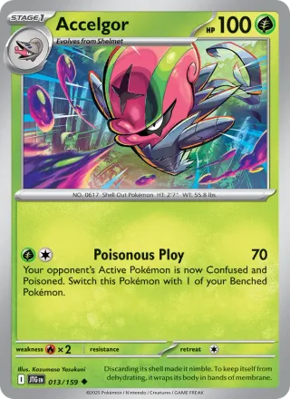 Accelgor #013 · Journey Together Pokémon card
