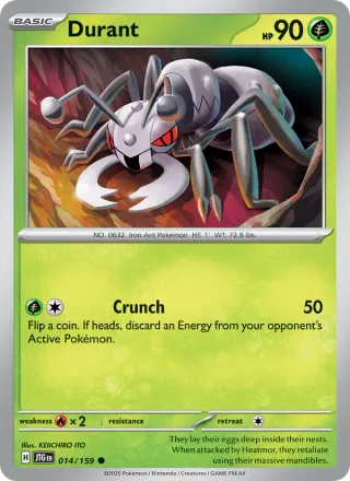 Durant #014 · Journey Together Pokémon card