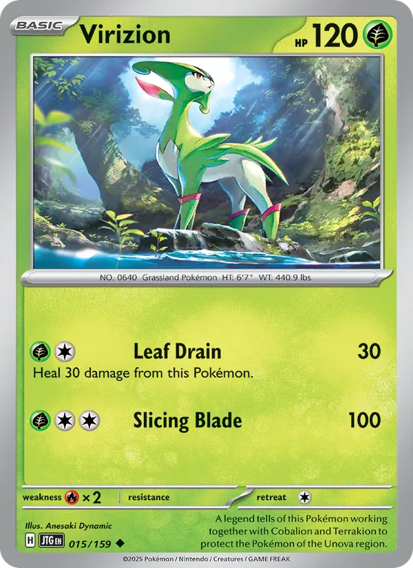 Virizion full card art