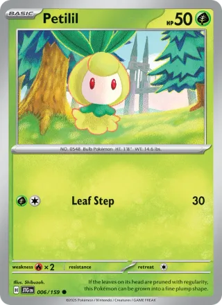 Petilil #006 · Journey Together Pokémon card