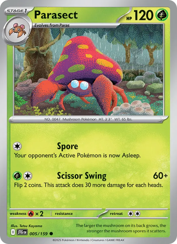 Parasect full card art
