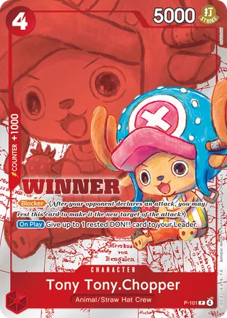 Tony Tony.Chopper (Winner Pack 2026 Vol. 2) #P-101-winner-pack-2026-vol-2 · One Piece Promotion Cards One Piece card
