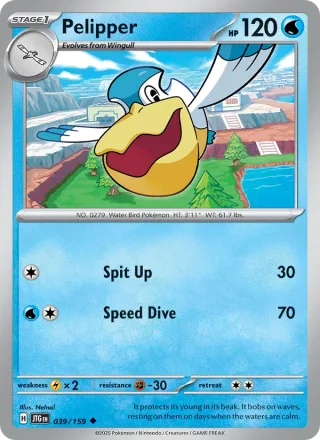 Pelipper #039 · Journey Together Pokémon card