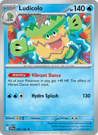 Ludicolo #037 · Journey Together Pokémon card