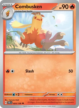 Combusken #023 · Journey Together Pokémon card