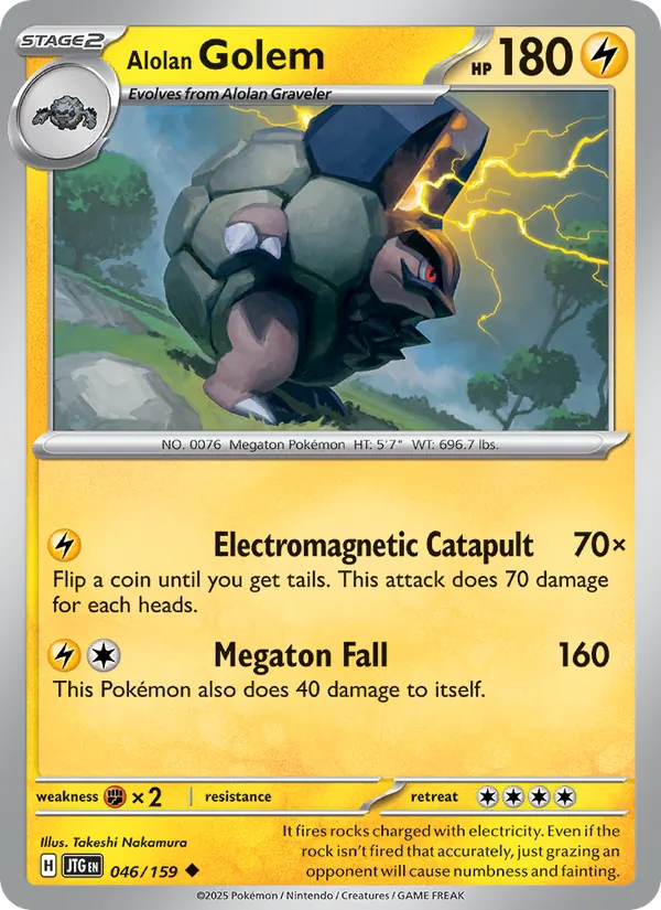 Alolan Golem full card art