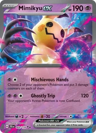 Mimikyu ex #069 · Journey Together Pokémon card