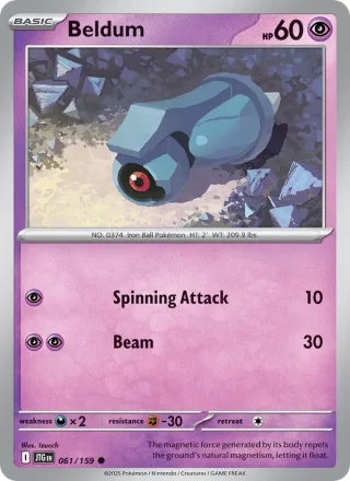 Beldum #061 · Journey Together Pokémon card