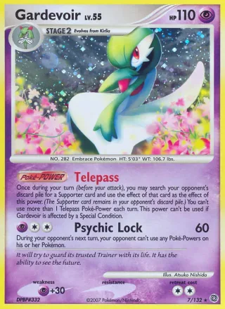 Gardevoir #7 · Secret Wonders Pokémon card