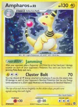 Ampharos · Secret Wonders Pokémon card