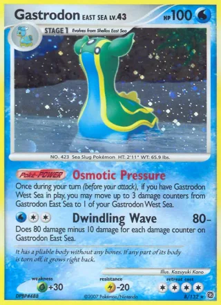 Gastrodon East Sea #8 · Secret Wonders Pokémon card