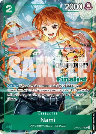 Nami (CS 25-26 Finalist Card Set 1) #OP10-033-cs-25-26-finalist-card-set-1 · One Piece Promotion Cards One Piece card