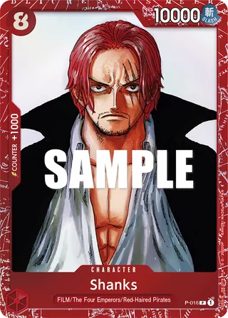 Shanks (Premium Card Collection -ONE PIECE FILM RED Edition-) #P-016-premium-card-collection-one-piece-film-red-edition · One Piece Promotion Cards One Piece card