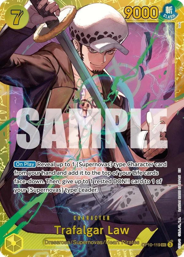 Trafalgar Law (Reprint) full card art
