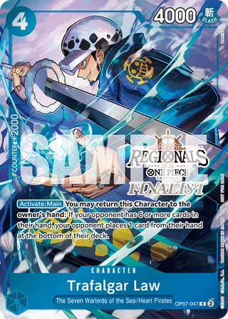 Trafalgar Law (Seven Warlords of the Sea Binder Set) #OP07-047-seven-warlords-of-the-sea-binder-set · One Piece Promotion Cards One Piece card