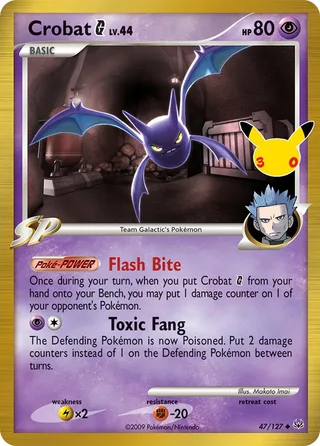 Crobat G #011 · 30th Classic Collection Pokémon card