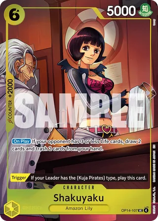 Shakuyaku (One Piece Card Game Illustration Box Vol. 7) #OP14-107-one-piece-card-game-illustration-box-vol-7 · One Piece Promotion Cards One Piece card