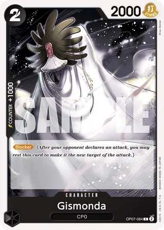 Gismonda #OP07-084 · 500 Years in the Future Pre-Release Cards One Piece card