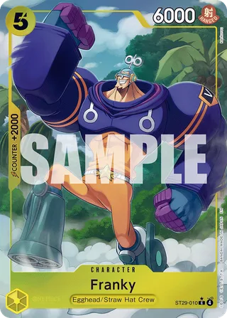 Franky (Full Art) #ST29-010-full-art · ST-29: Starter Deck 29 Egghead One Piece card