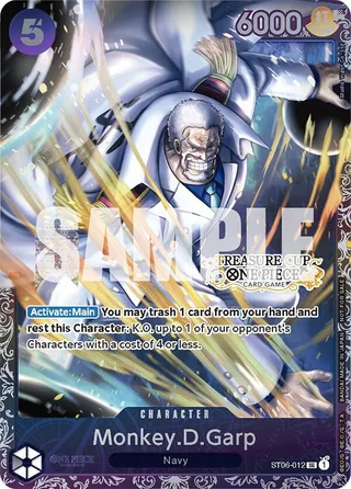 Monkey.D.Garp (Treasure Cup) #ST06-012-treasure-cup · One Piece Promotion Cards One Piece card