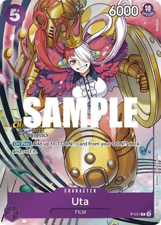Uta (CS 2023 Event Pack) #P-031-cs-2023-event-pack · One Piece Promotion Cards One Piece card