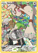 Smeargle · Silver Tempest Trainer Gallery Pokémon card