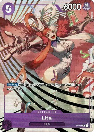 Uta (Premium Card Collection -Uta-) #P-031-premium-card-collection-uta · One Piece Promotion Cards One Piece card