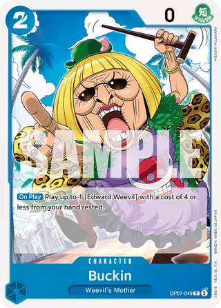 Buckin #OP07-049 · 500 Years in the Future Pre-Release Cards One Piece card