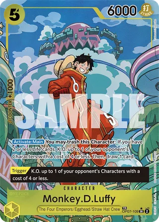 Monkey.D.Luffy (CS 2024 Event Pack) #OP07-109-cs-2024-event-pack · One Piece Promotion Cards One Piece card