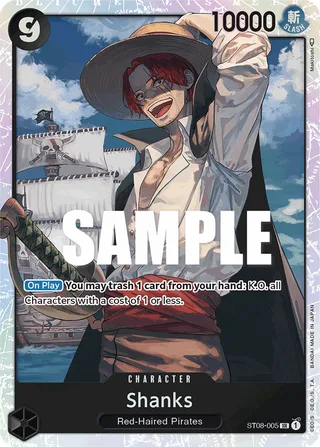 Shanks #ST08-005 · ST-08: Starter Deck 8 Monkey.D.Luffy One Piece card
