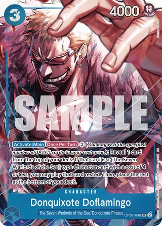 Donquixote Doflamingo (Judge Pack Vol. 5) #OP07-048-judge-pack-vol-5 · One Piece Promotion Cards One Piece card
