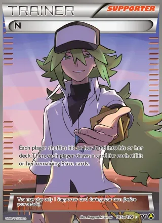 N #105a · Fates Collide Pokémon card