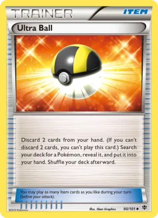 Ultra Ball #90 · Plasma Blast Pokémon card