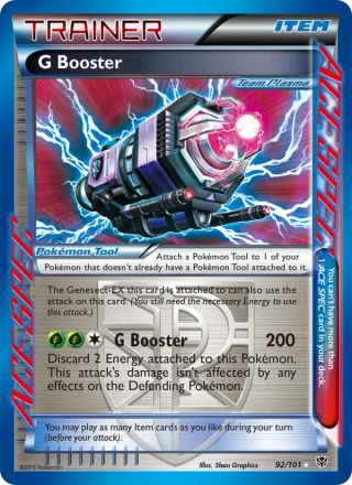 G Booster #92 · Plasma Blast Pokémon card