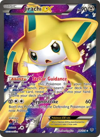Jirachi-EX #98 · Plasma Blast Pokémon card