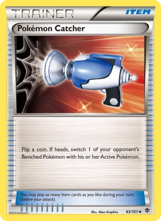 Pokémon Catcher #83 · Plasma Blast Pokémon card