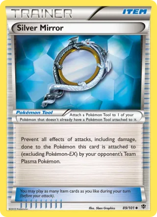 Silver Mirror #89 · Plasma Blast Pokémon card