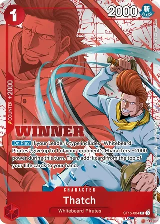 Thatch (Winner Pack 2026 Vol. 4) #ST15-004-winner-pack-2026-vol-4 · One Piece Promotion Cards One Piece card
