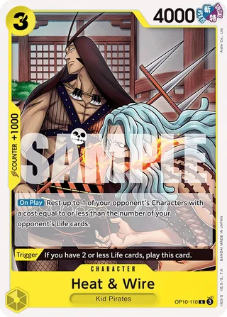 Heat & Wire #OP10-110 · Royal Blood One Piece card