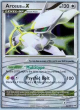 Arceus LV.X · Arceus Pokémon card