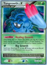 Tangrowth LV.X · Arceus Pokémon card